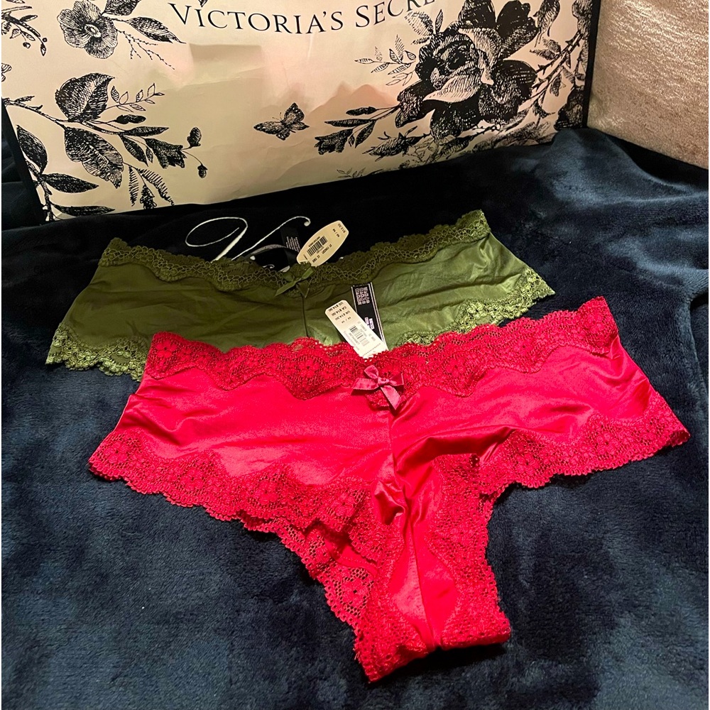 2 NWT Satin with Lace Victoria’s Secret Underwear’s